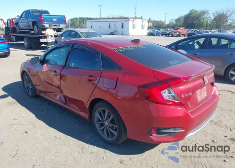 2020 Honda Civic Ex из США, поврежденный, VIN 19XFC1F34LE022345